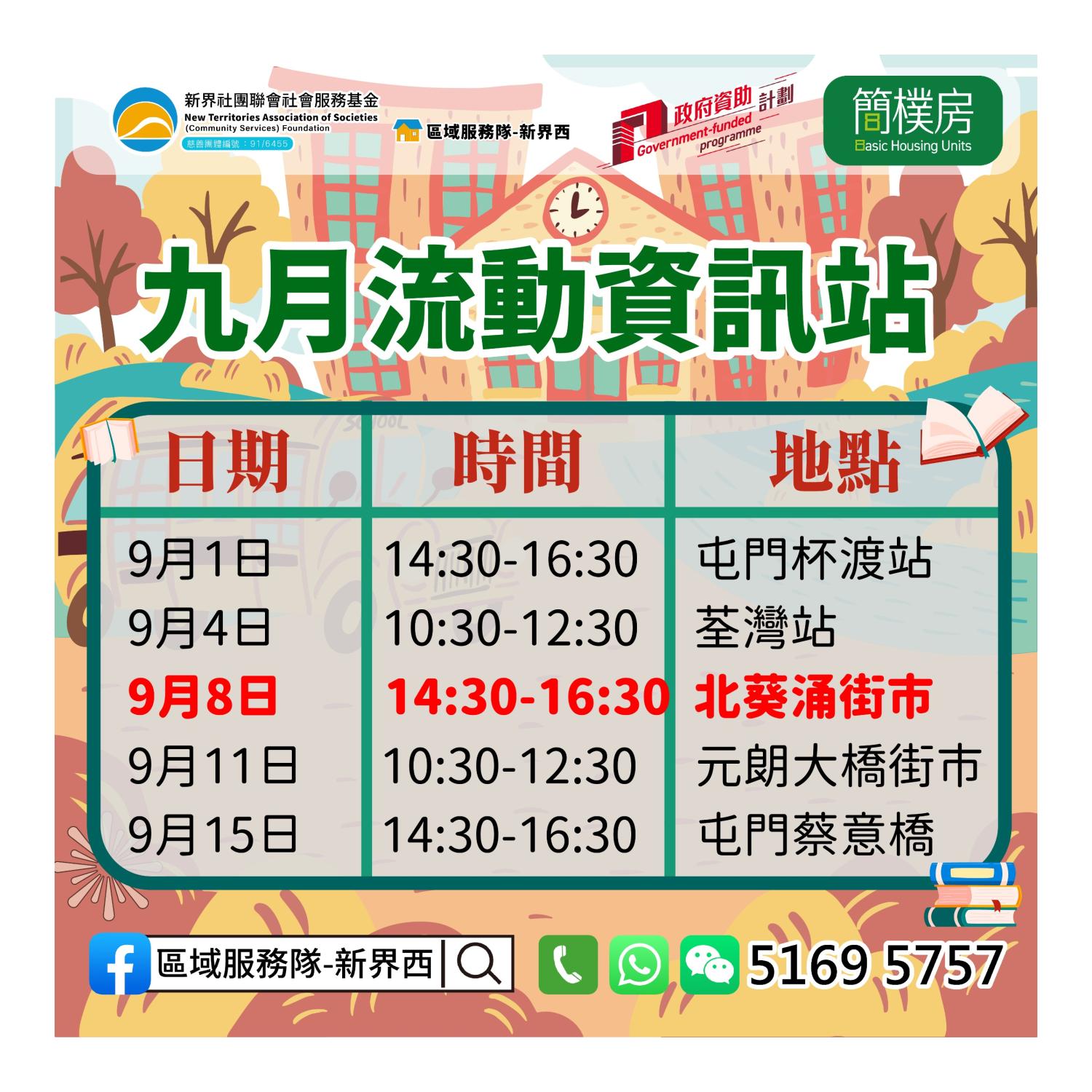 「劏房」租務條例流動資訊站(北葵涌街市) 